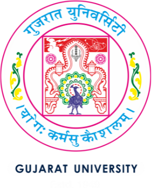 Gujarat University logo